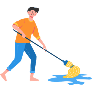 Deep office cleaning